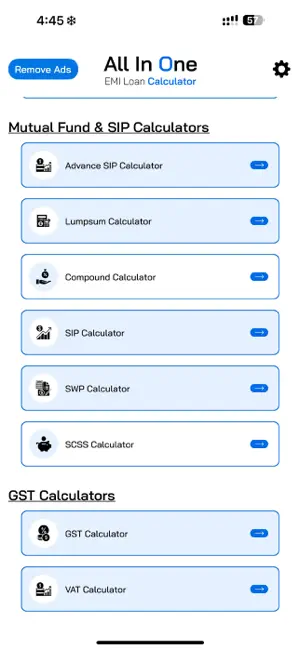 All in One EMI Calculator screenshot 3