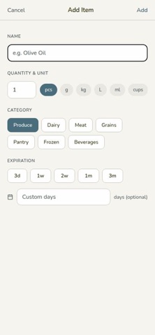 Fresh Tracker: Food Inventory Screenshot 3 of 3