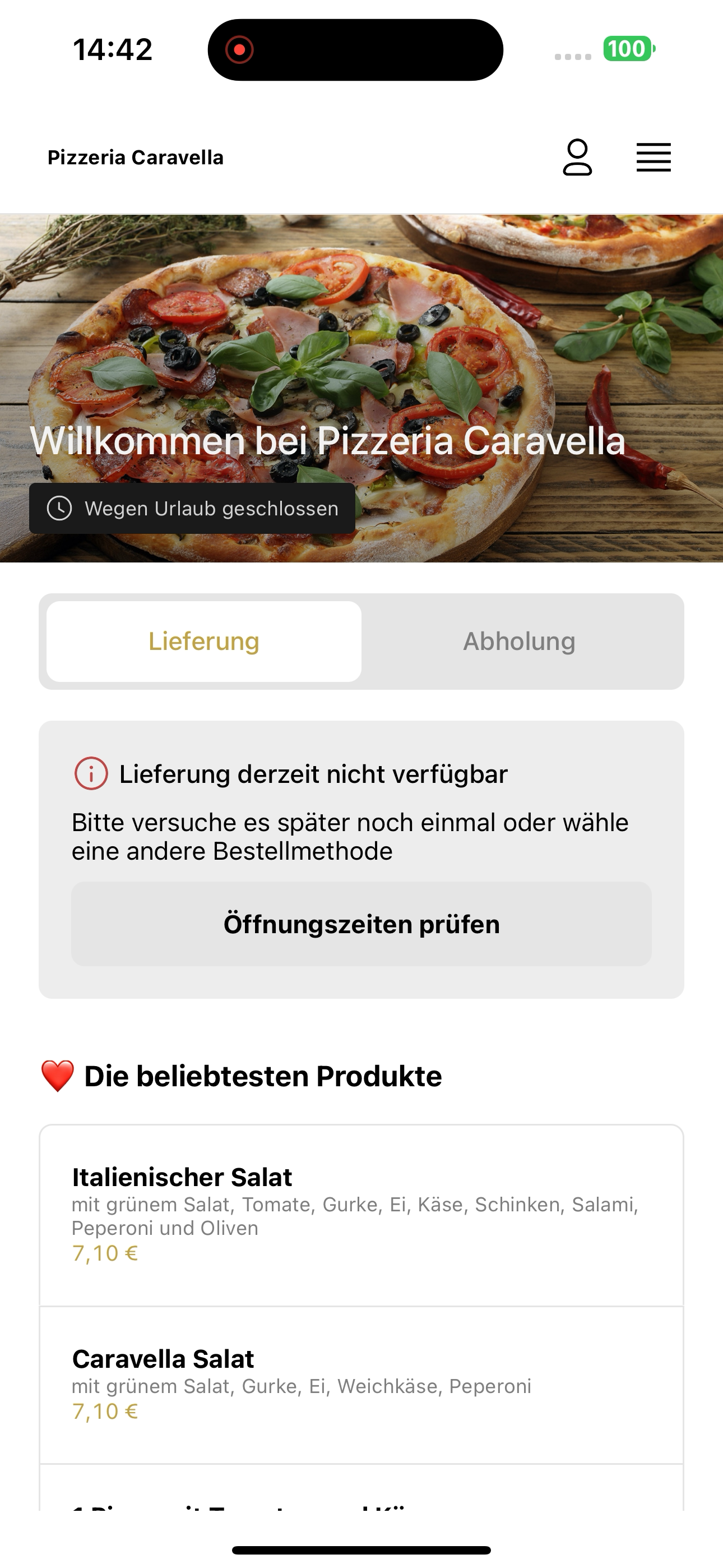 Pizzeria Caravella screenshot 5