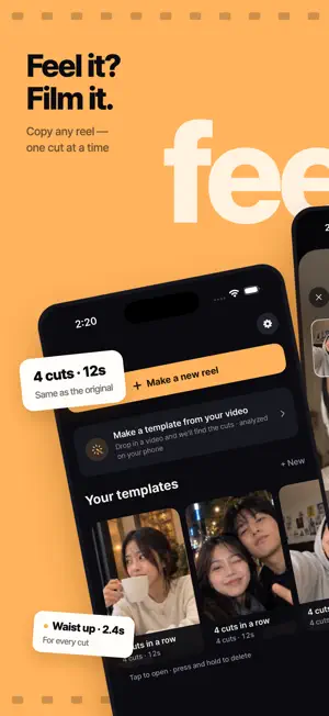 feelm: Shot-by-Shot Camera screenshot 1