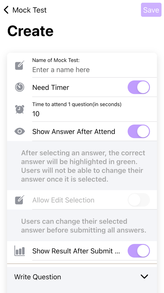 #3. mTest - Mock Test (iOS) 由: Vinod Manammal