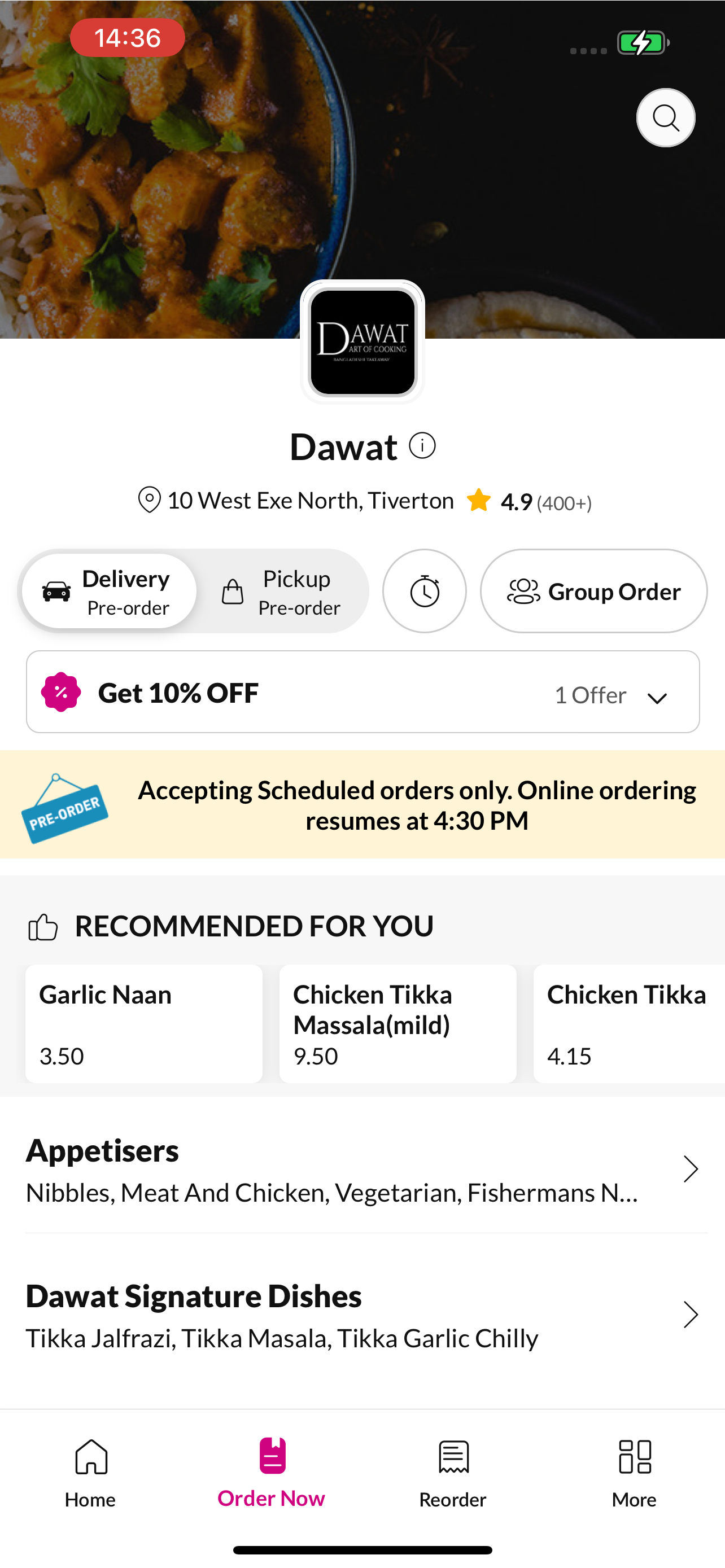 Dawat Tiverton screenshot 2