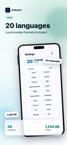 OfflineFX: Currency Converter Screenshot 4 of 5