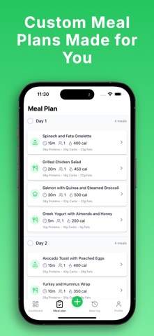 NutriGoals: Nutrition Tracker screenshot