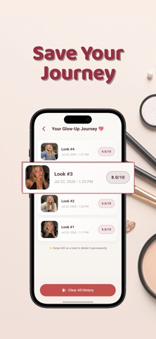 HomeGirl - AI Makeup Assistant iPhone screenshot