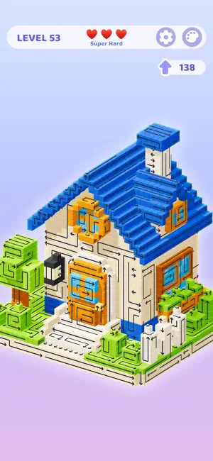 Arrow Block 3D - Tap Maze Game screenshot 1