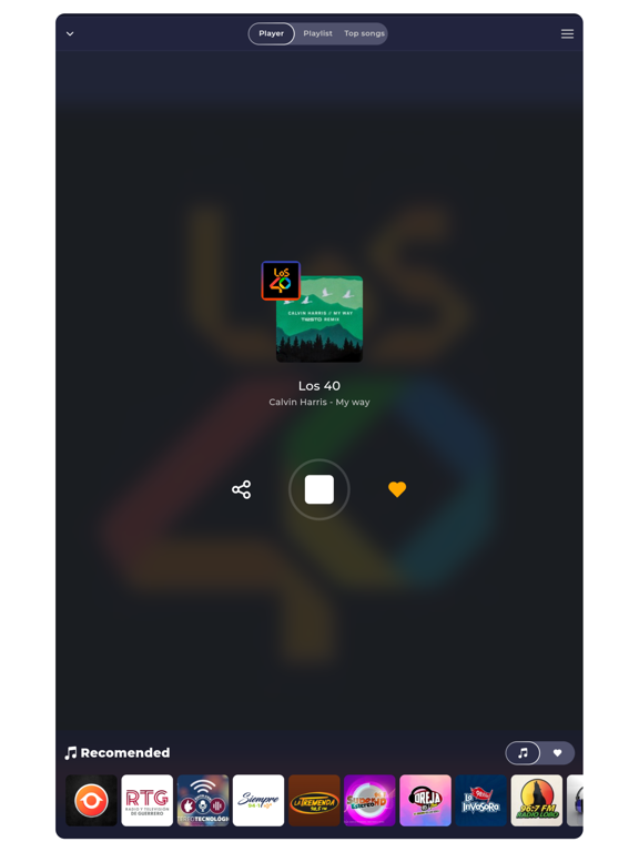 Radio Mexico -  Live FM & AM iPad screenshot 2 - Music app