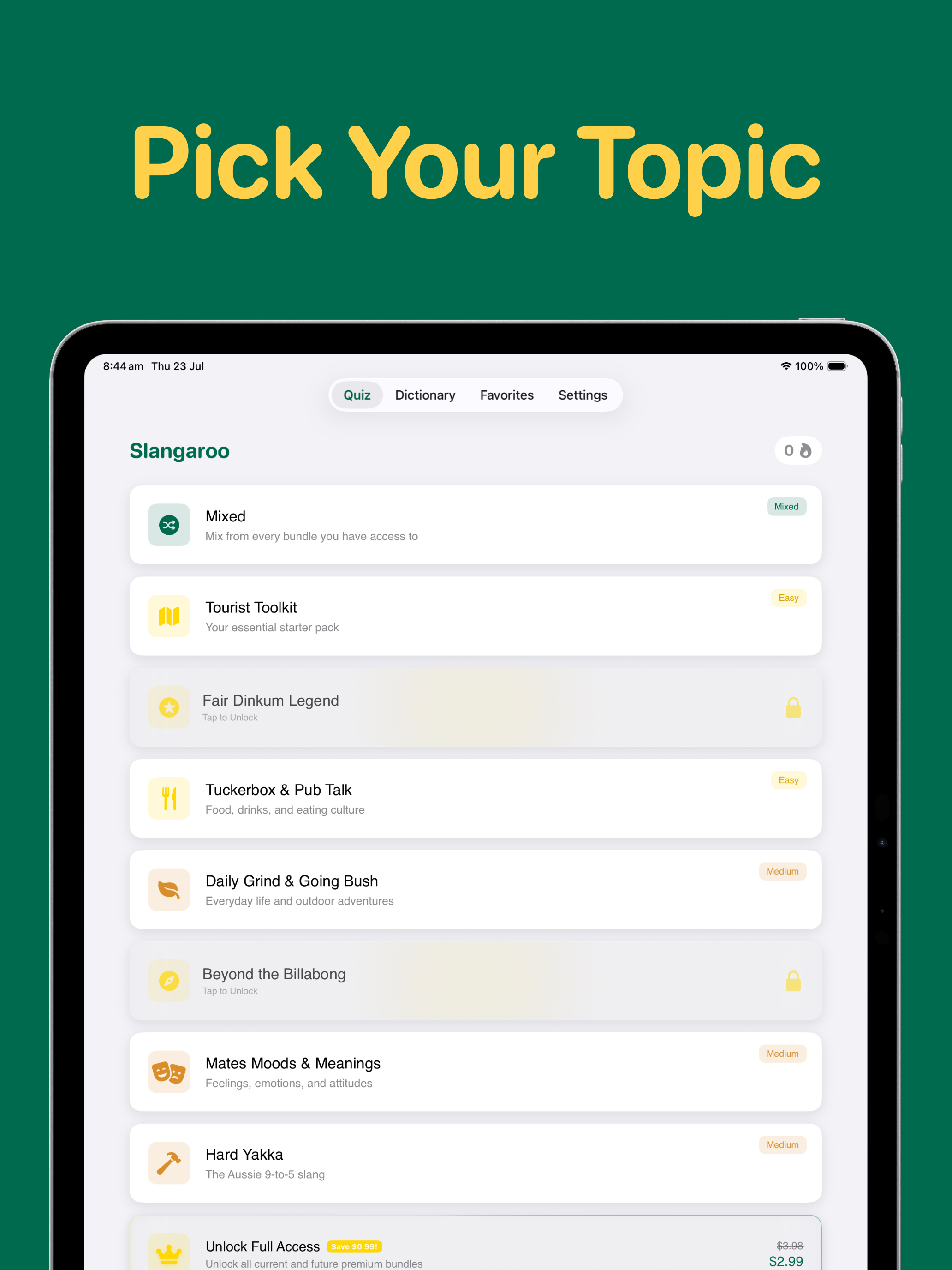 Slangaroo: Aussie Slang Quiz screenshot 8