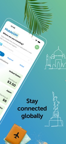 MobileSIM: Travel eSIM Data screenshot
