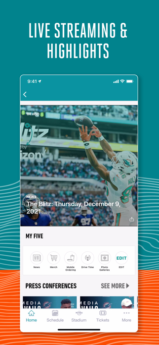 Miami Dolphins Screenshot 2 of 5