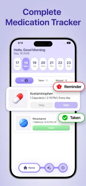 Pill Tracker & Med Alerts screenshot 2
