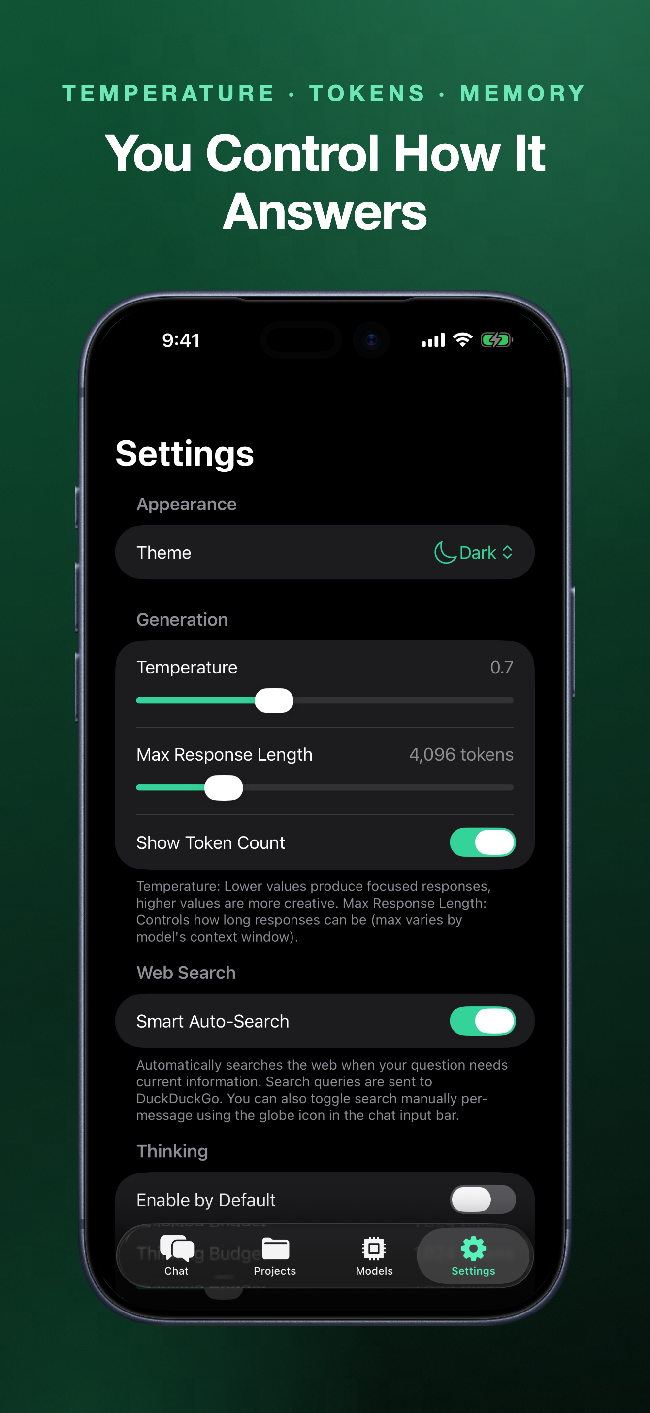 Cloaked: Private AI LLM Chat screenshot 6
