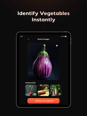Vegetable Identifier - Scanner iPad screenshot