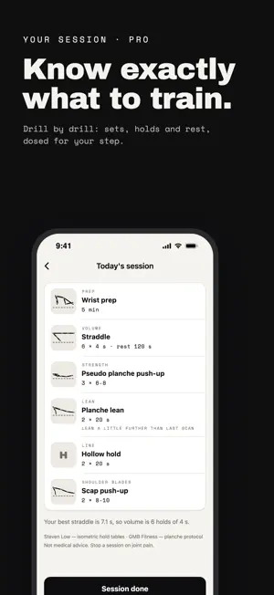 SkillScan: Planche Progression screenshot 4