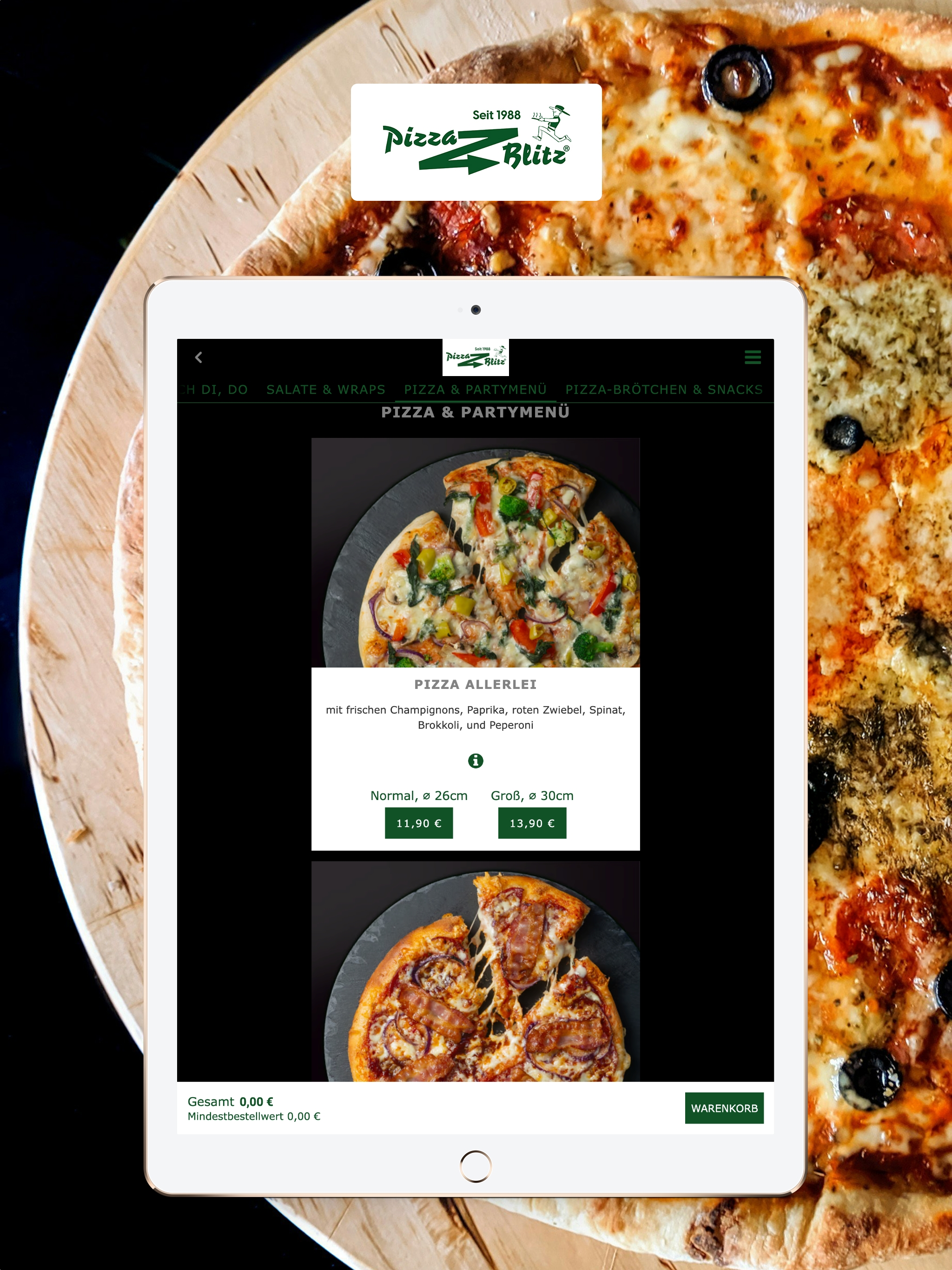 Pizza-Blitz