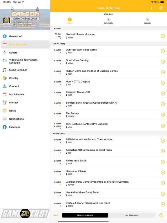 Game On Expo iPad screenshot 2 - Business app