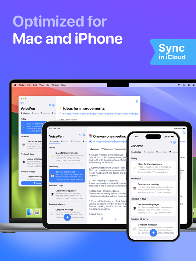 ‎Speech to Text – VoicePen AI Screenshot