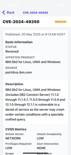 CVETodo screenshot 3
