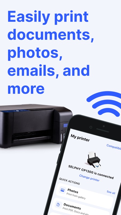 Smart Air Printer app. Screenshot