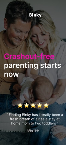 Binky: New Parent Support iPhone screenshot