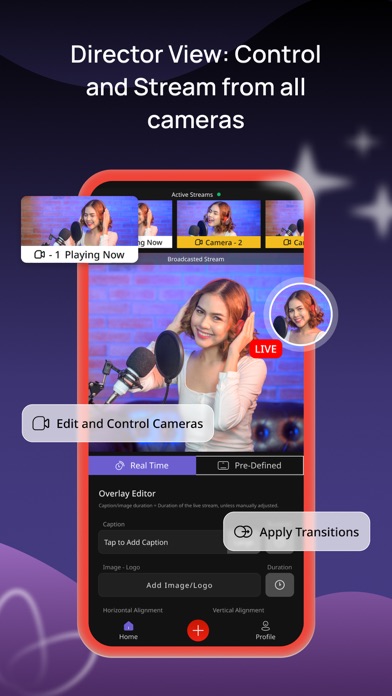 ViuLive: Multicam Live Stream iPhone screenshot 5 - Social Networking app