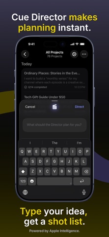 Cueboard - Creator Shot Lists Screenshot 4 of 6