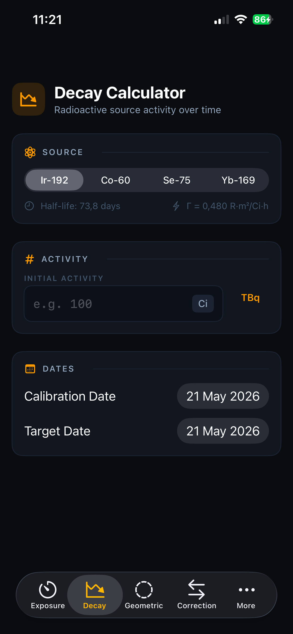 Gamma Pro: NDT Radiography screenshot 3