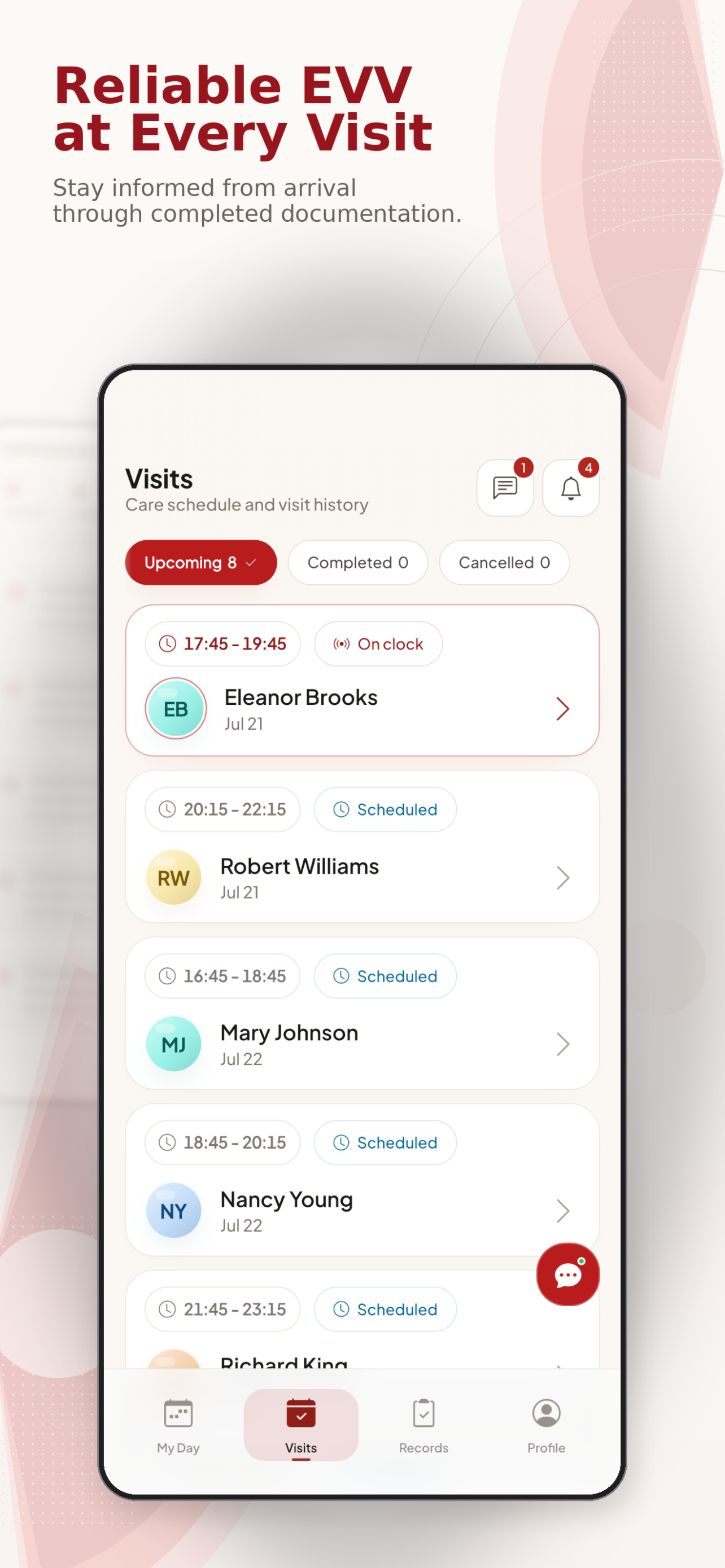 iCare EVV screenshot 2