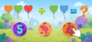 Kids Monster Math Learn Games iPhone screenshot