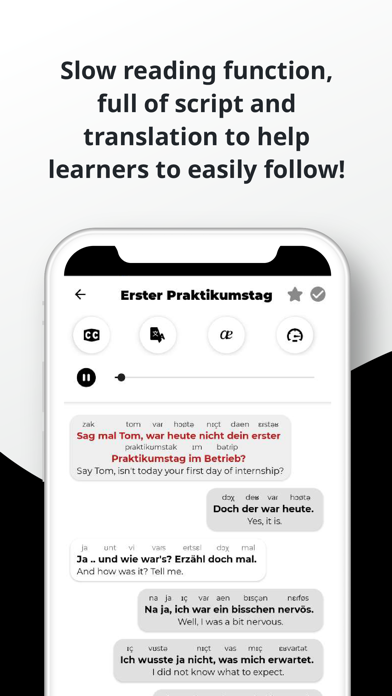 German ー Listening・Speaking Screenshot