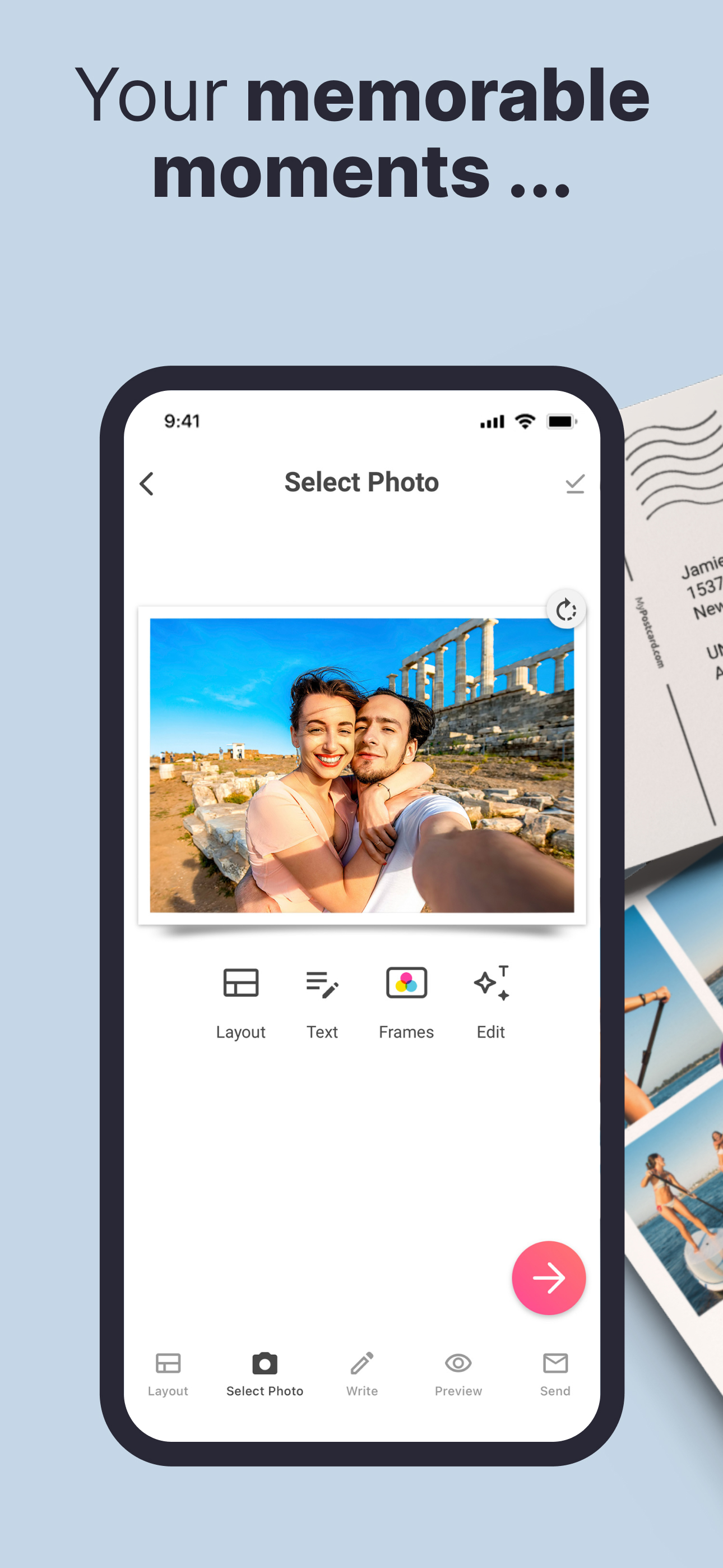 MyPostcard Postcard App