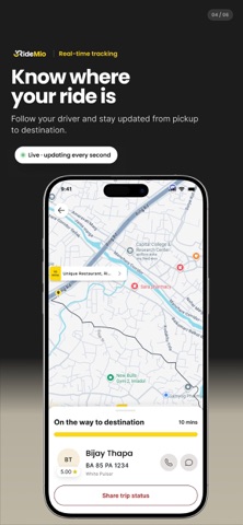Ridemio screenshot