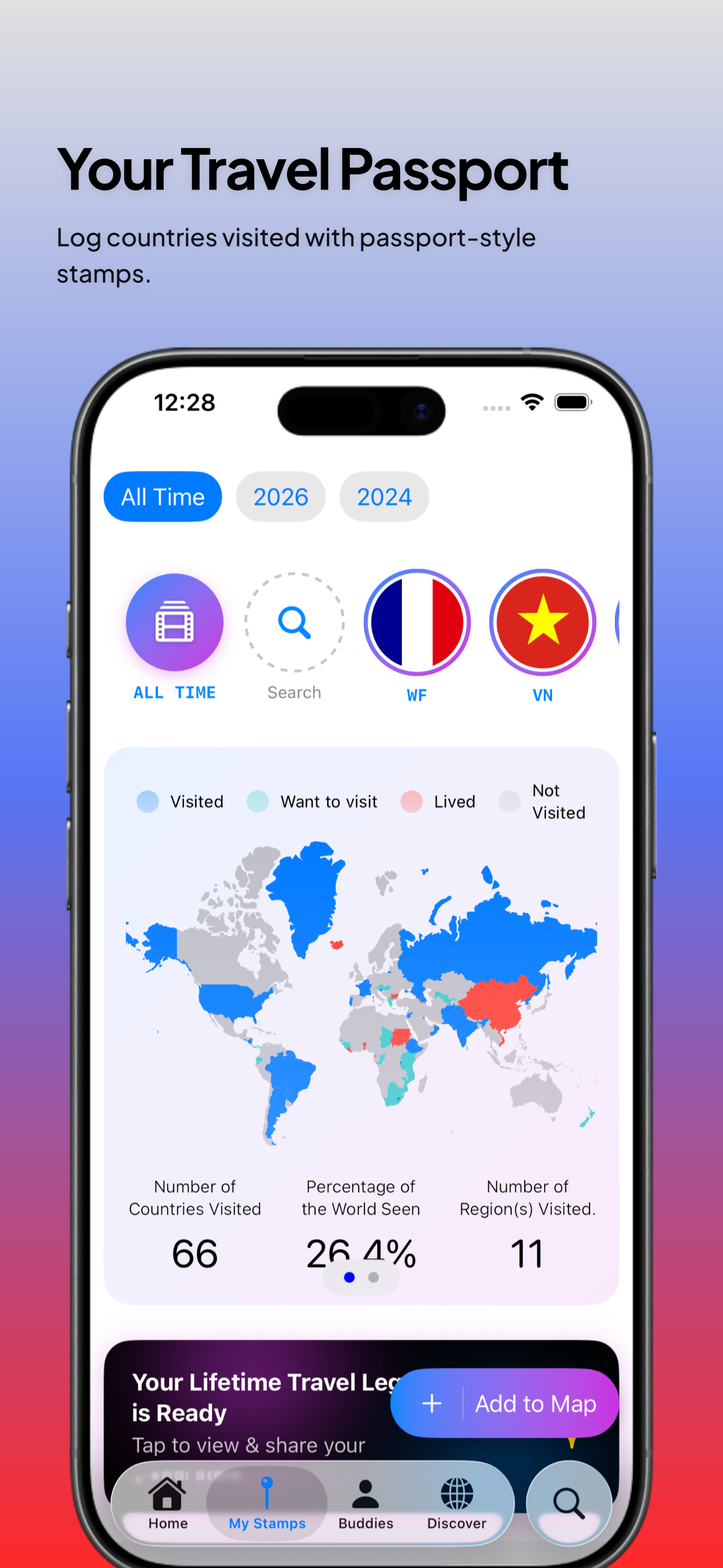 Travu: Travel Map & Tracker screenshot 4