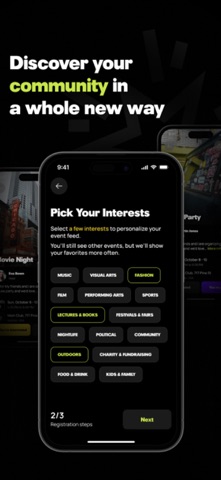 Buzz! Connect to Local Events Screenshot 1 of 3