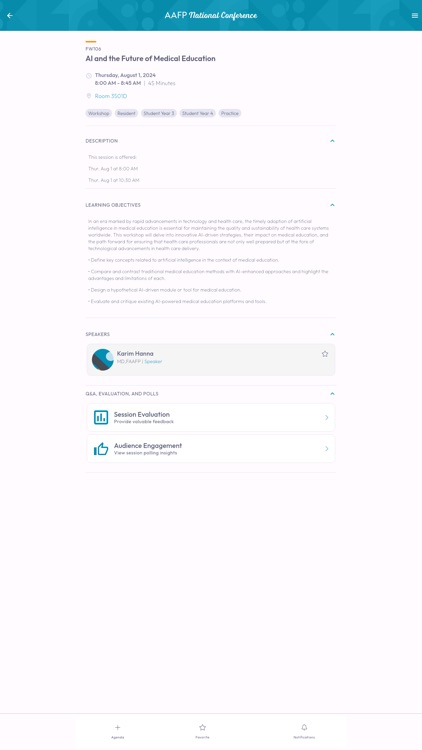 AAFP Events 2025 screenshot-3