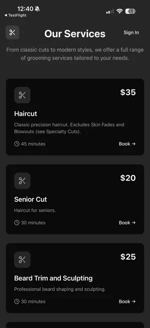 Serrano's Barber Lounge screenshot 2