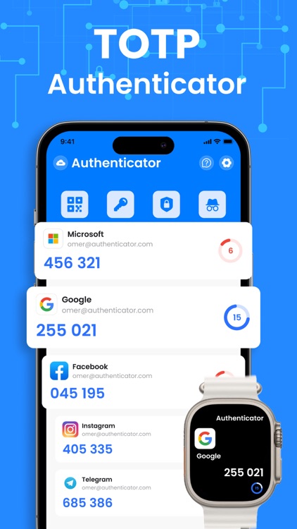 Authenticator App : Scan & 2FA