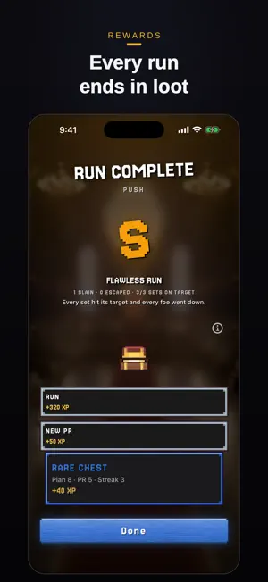 Menos Gym: Workout Tracker RPG screenshot 4
