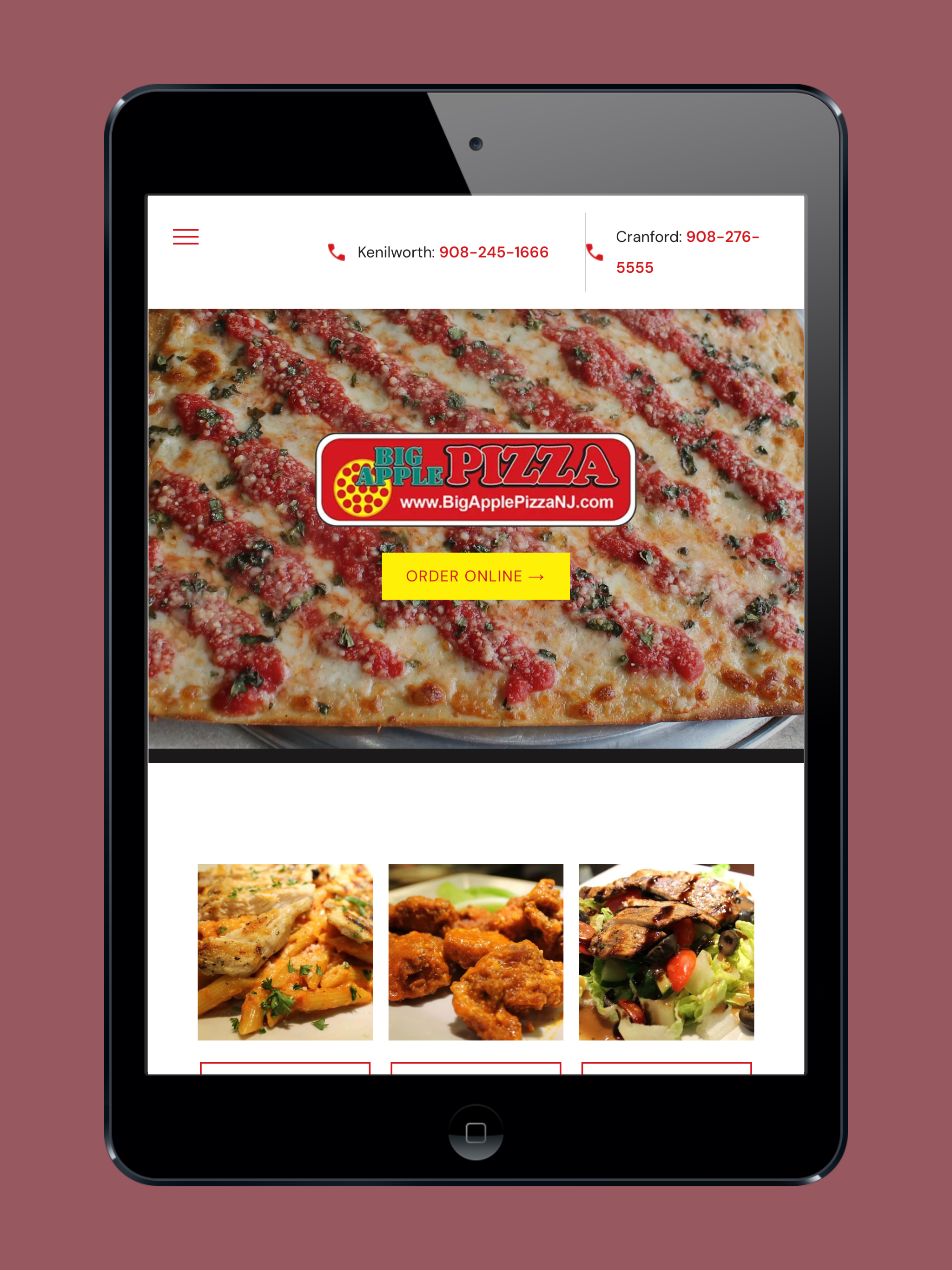 Big Apple Pizza NJ