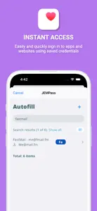 JEMPass screenshot #3 for iPhone