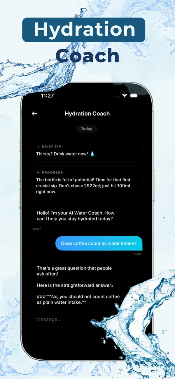 Screenshot #3 pour Drink Water Reminder - ReWater