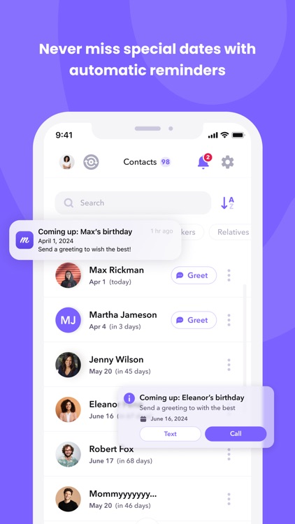 Memento - Contact Manager screenshot-4