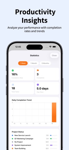 Glance: Project & Task Planner Screenshot 5 of 7