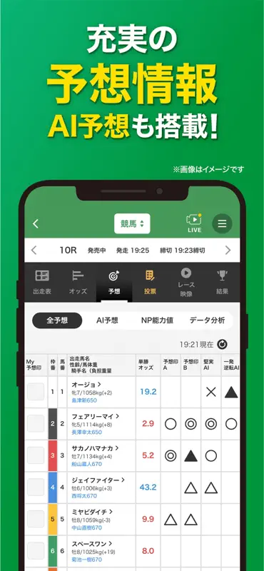 オッズパーク-競馬/競輪/オートレース予想/ネット投票アプリ screenshot 2 of 6