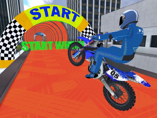 Screenshot #3 for Wheelie Bike Rider Life Game