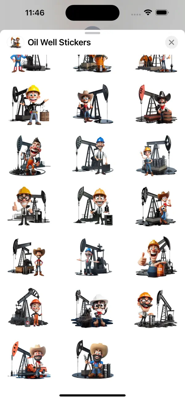 Screenshot #3 pour Oil Well Stickers