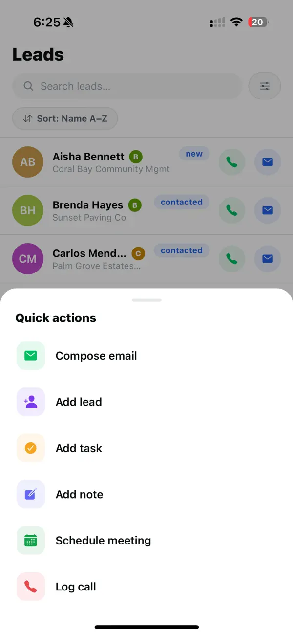 Screenshot #1 pour BMC CRM