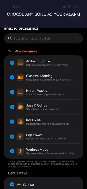 Alarms Pro: Music Wake-Up screenshot 2