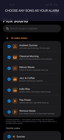 Alarms Pro: Music Wake-Up Screenshot 2 of 10