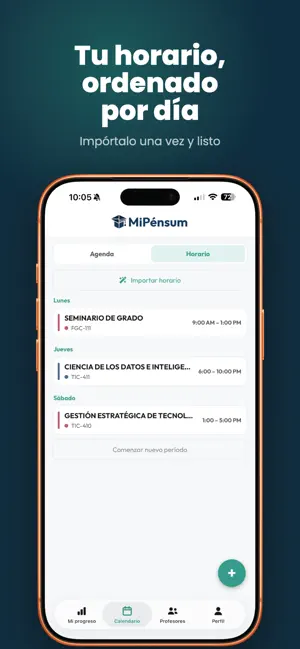 MiPénsum screenshot 2